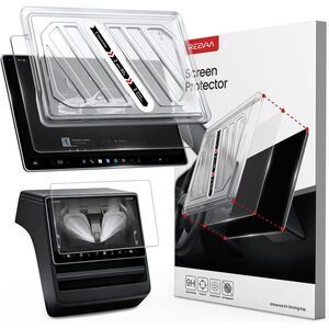 Tesla Model Y 2026 Screen Protector Set 16 Inch Front & 8 Inch Rear Matte